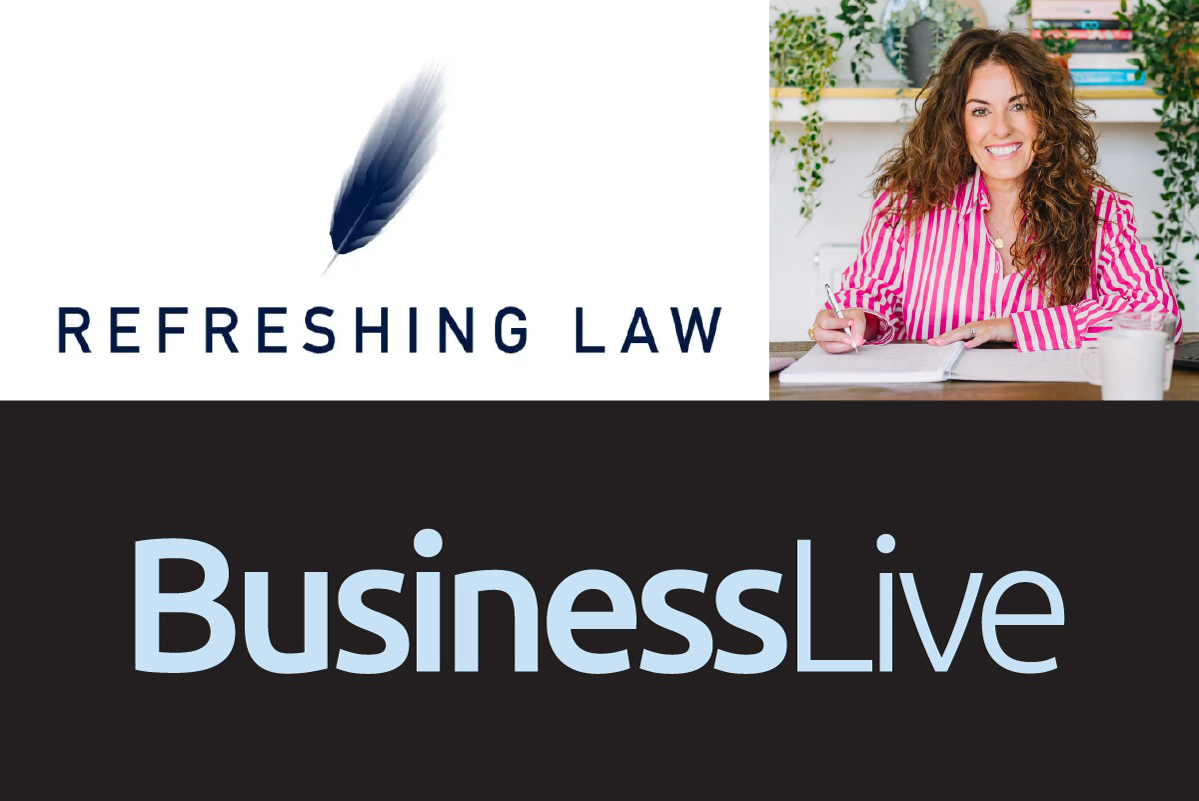 Lousha Reynolds of Refreshing Law featured in Business Live
